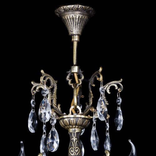 Люстра бронзовая Матильда №5 Журавлик в Саратове Гусь Хрустальный