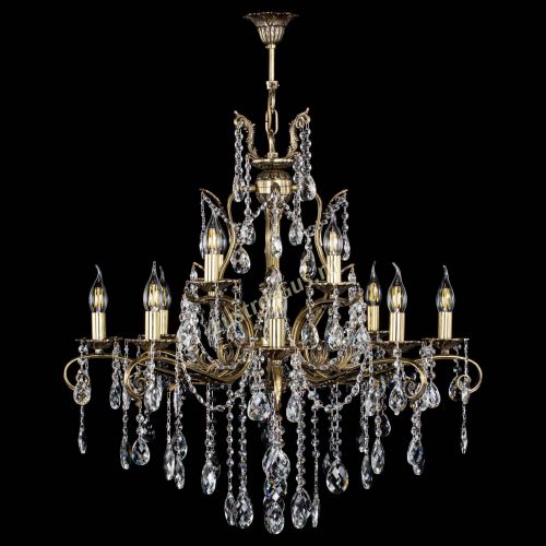 Люстра бронзовая Мелания №12/2 баден в Саратове Гусь Хрустальный