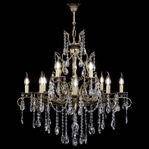 Люстра бронзовая Мелания №12/2 баден в Саратове Гусь Хрустальный