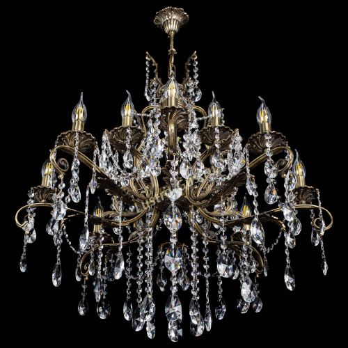 Люстра бронзовая Мелания №12/2 лучик в Саратове Гусь Хрустальный