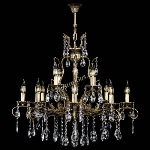 Люстра бронзовая Мелания №12/1 баден в Саратове Гусь Хрустальный