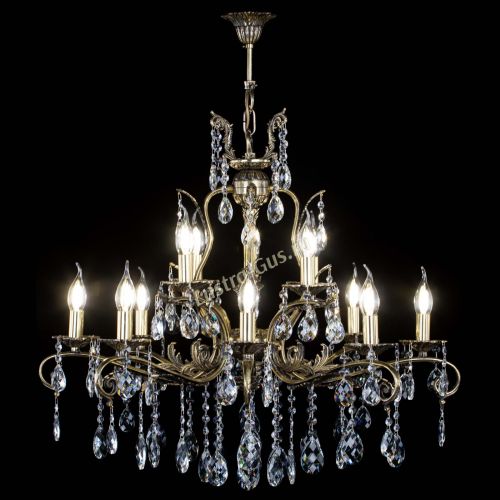 Люстра бронзовая Мелания №12/1 баден в Саратове Гусь Хрустальный