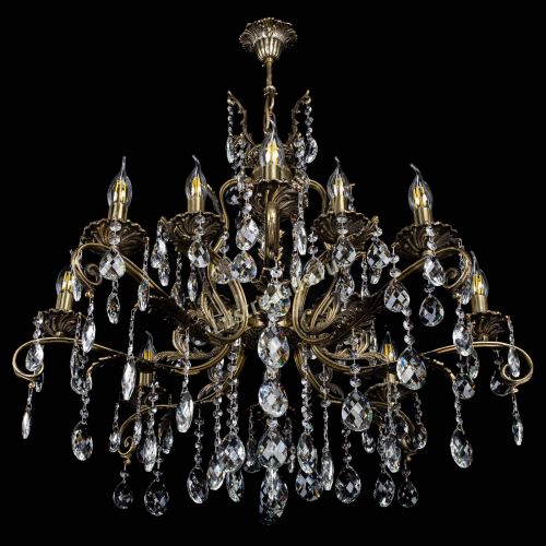 Люстра бронзовая Мелания №12/1 баден в Саратове Гусь Хрустальный