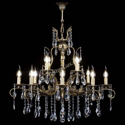 Люстра бронзовая Мелания №12/1 лучик в Саратове Гусь Хрустальный