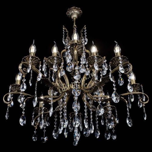 Люстра бронзовая Мелания №12/1 лучик в Саратове Гусь Хрустальный