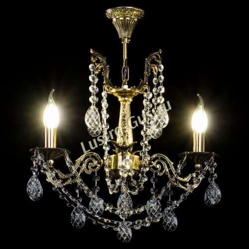 Люстра Мелания 2 лампы Баден в Саратове Гусь Хрустальный