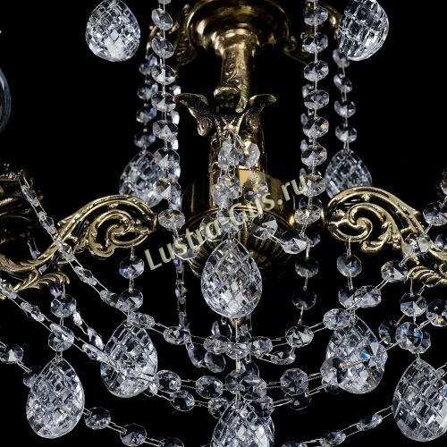 Люстра Мелания 2 лампы Баден в Саратове Гусь Хрустальный