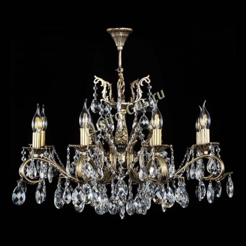 Люстра бронзовая Милана №1 баден в Саратове Гусь Хрустальный