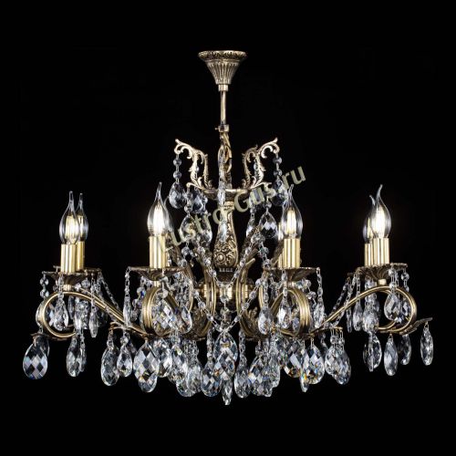 Люстра бронзовая Милана №1 баден в Саратове Гусь Хрустальный