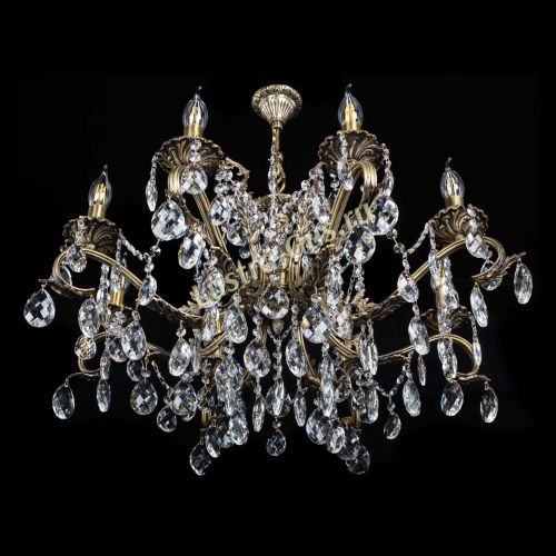 Люстра бронзовая Милана №1 баден в Саратове Гусь Хрустальный