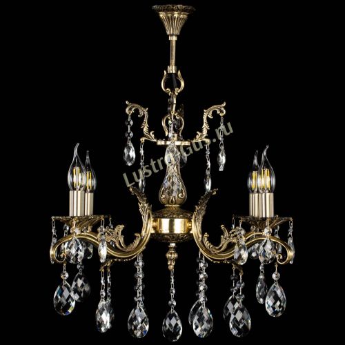 Люстра бронзовая Милана №4/2 баден в Саратове Гусь Хрустальный