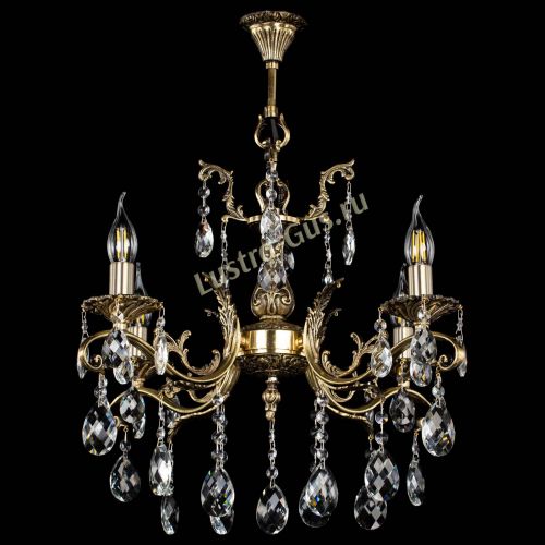 Люстра бронзовая Милана №4/2 баден в Саратове Гусь Хрустальный