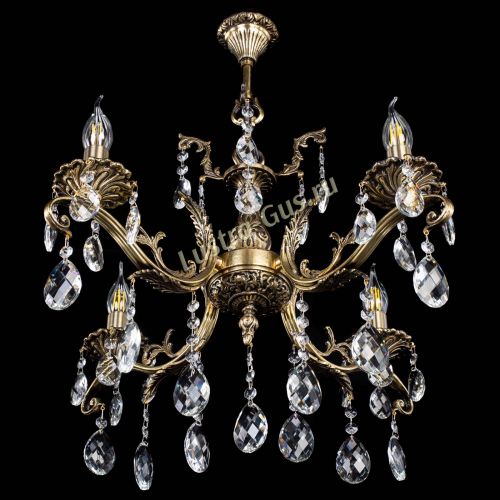 Люстра бронзовая Милана №4/2 баден в Саратове Гусь Хрустальный