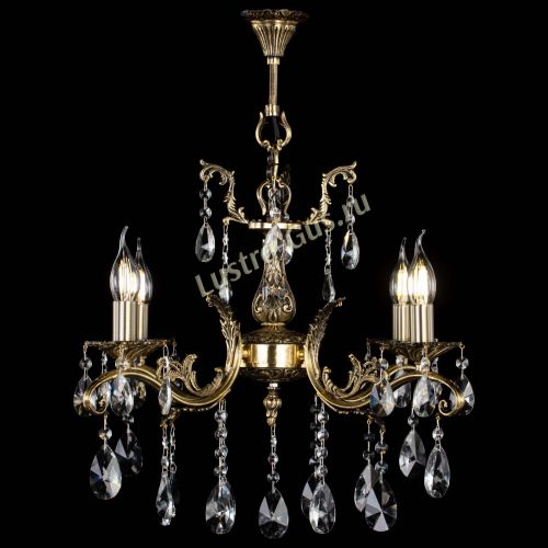 Люстра бронзовая Милана №4/2 лучик в Саратове Гусь Хрустальный