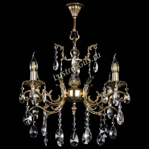 Люстра бронзовая Милана №4/2 лучик в Саратове Гусь Хрустальный