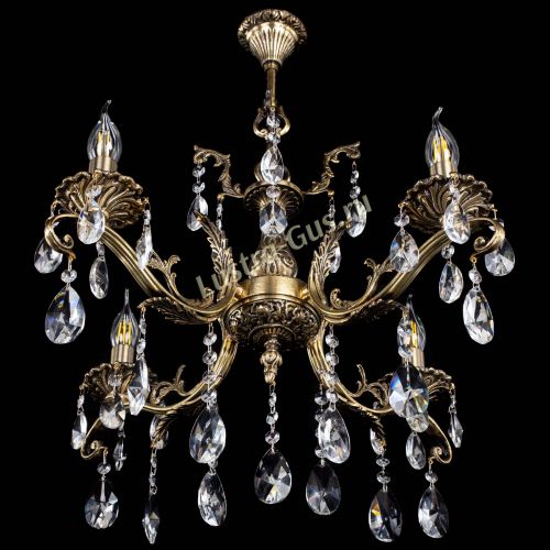 Люстра бронзовая Милана №4/2 лучик в Саратове Гусь Хрустальный