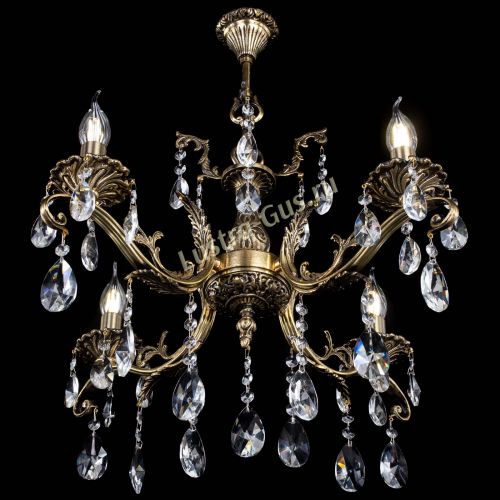 Люстра бронзовая Милана №4/2 лучик в Саратове Гусь Хрустальный