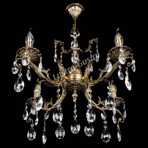 Люстра бронзовая Милана №4/2 журавлик в Саратове Гусь Хрустальный