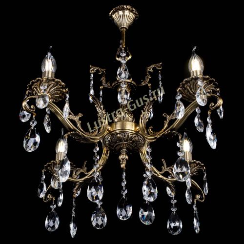 Люстра бронзовая Милана №4/2 журавлик в Саратове Гусь Хрустальный