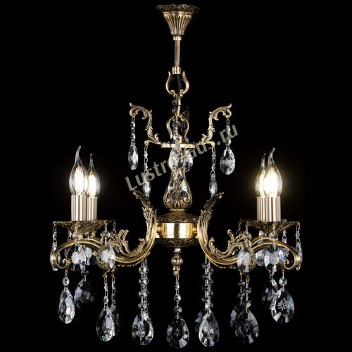 Люстра бронзовая Милана №4/2 звездочка в Саратове Гусь Хрустальный