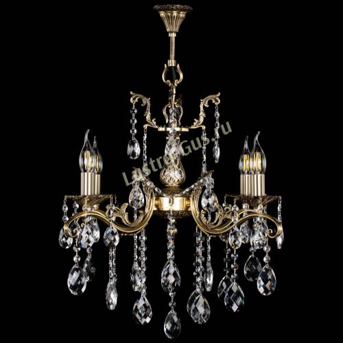 Люстра бронзовая Милана №4 баден в Саратове Гусь Хрустальный