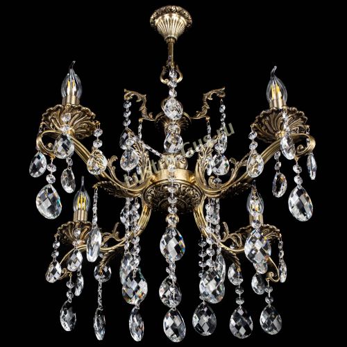 Люстра бронзовая Милана №4 баден в Саратове Гусь Хрустальный