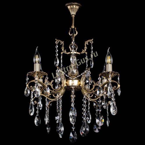 Люстра бронзовая Милана №4 лучик в Саратове Гусь Хрустальный