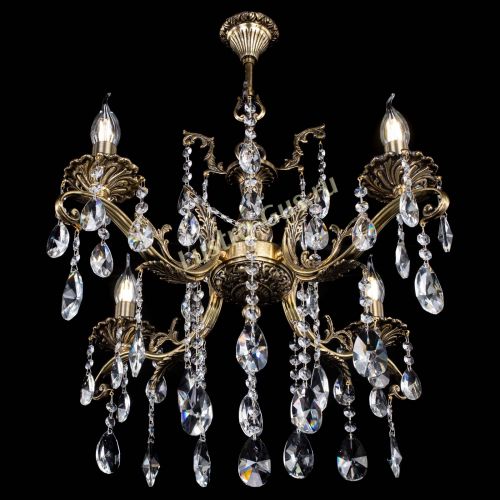 Люстра бронзовая Милана №4 лучик в Саратове Гусь Хрустальный