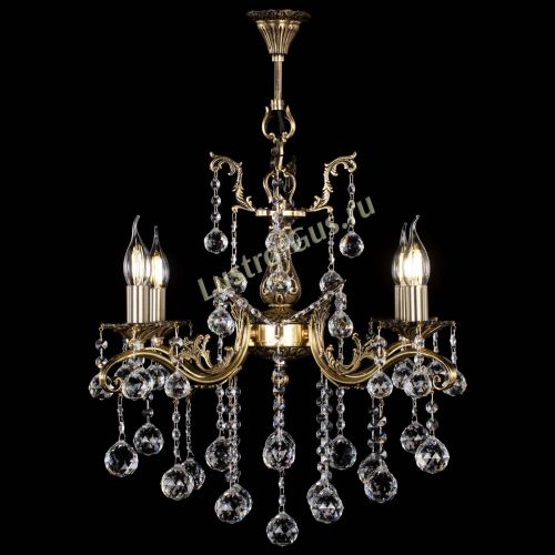 Люстра бронзовая Милана №4 шар в Саратове Гусь Хрустальный