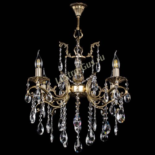 Люстра бронзовая Милана №4 журавлик в Саратове Гусь Хрустальный