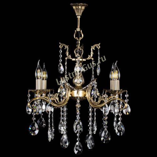 Люстра бронзовая Милана №4 звездочка в Саратове Гусь Хрустальный