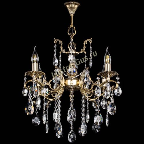 Люстра бронзовая Милана №4 звездочка в Саратове Гусь Хрустальный