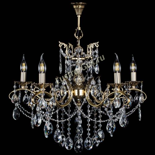 Люстра бронзовая Милана №5/1 баден в Саратове Гусь Хрустальный