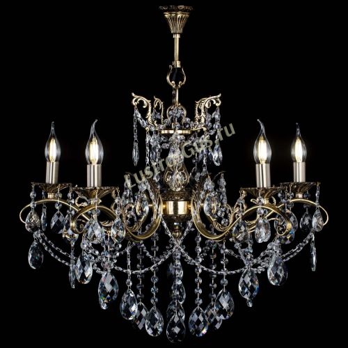 Люстра бронзовая Милана №5/1 баден в Саратове Гусь Хрустальный