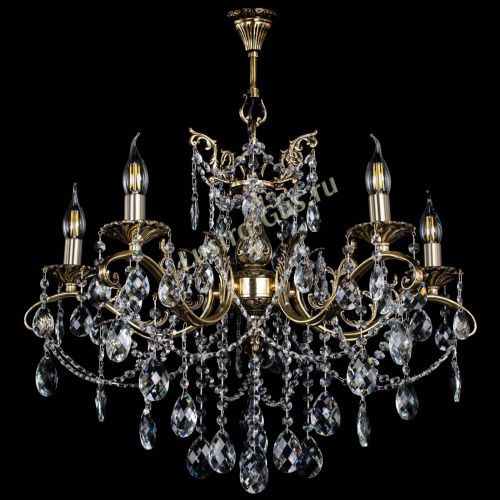 Люстра бронзовая Милана №5/1 баден в Саратове Гусь Хрустальный