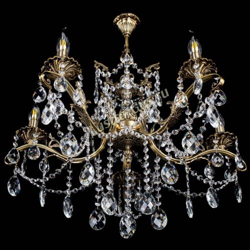 Люстра бронзовая Милана №5/1 баден в Саратове Гусь Хрустальный