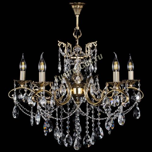 Люстра бронзовая Милана №5/1 звездочка в Саратове Гусь Хрустальный