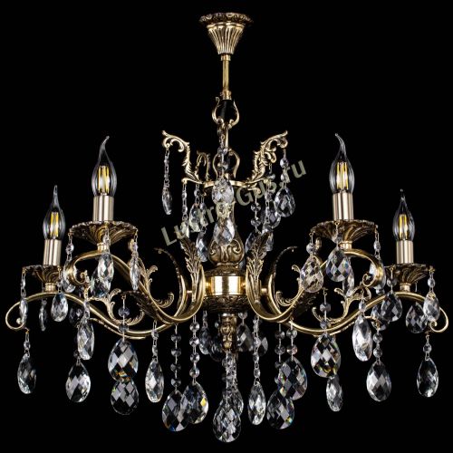 Люстра бронзовая Милана №5/2 баден в Саратове Гусь Хрустальный