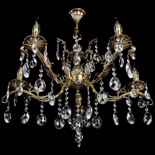 Люстра бронзовая Милана №5/2 баден в Саратове Гусь Хрустальный