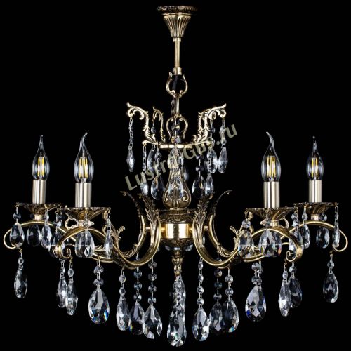 Люстра бронзовая Милана №5/2 журавлик в Саратове Гусь Хрустальный