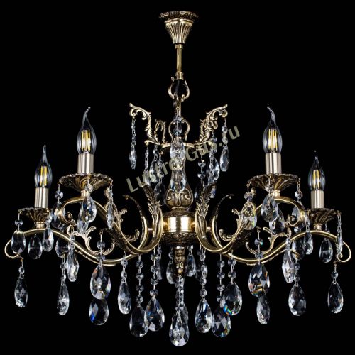 Люстра бронзовая Милана №5/2 журавлик в Саратове Гусь Хрустальный