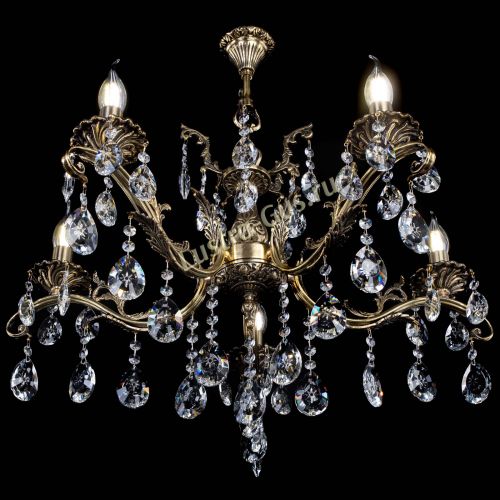 Люстра бронзовая Милана №5/2 звездочка в Саратове Гусь Хрустальный