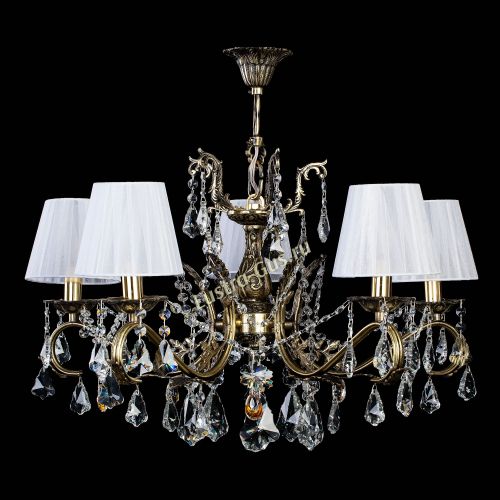 Люстра бронзовая Милана №5 Дубик Прованс в Саратове Гусь Хрустальный