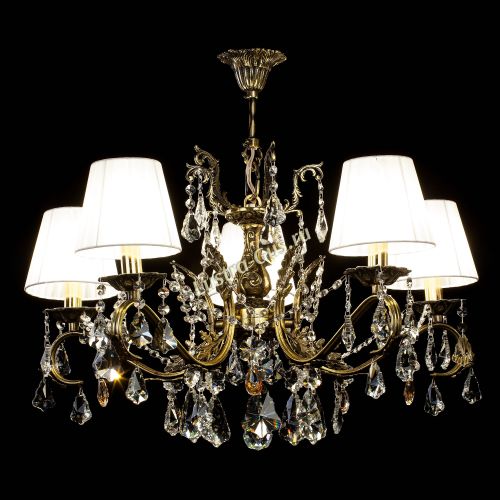 Люстра бронзовая Милана №5 Дубик Прованс в Саратове Гусь Хрустальный