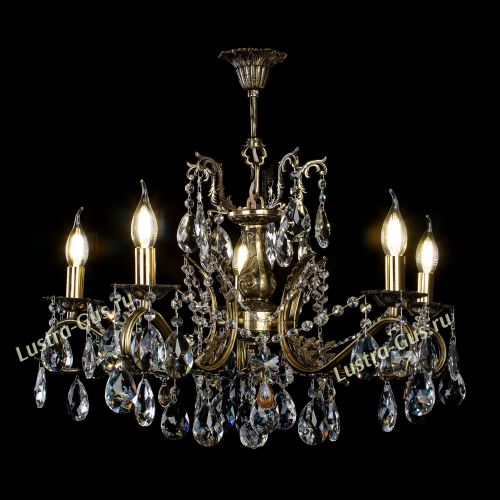 Люстра бронзовая Милана №5 в Саратове Гусь Хрустальный