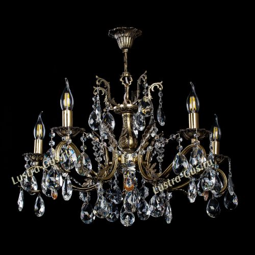 Люстра бронзовая Милана №5 в Саратове Гусь Хрустальный