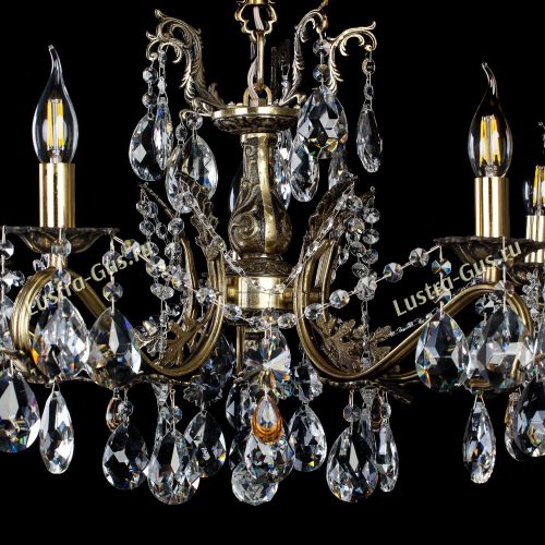 Люстра бронзовая Милана №5 в Саратове Гусь Хрустальный