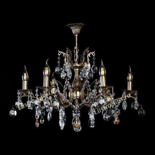 Люстра бронзовая Милана №6 Звездочка в Саратове Гусь Хрустальный