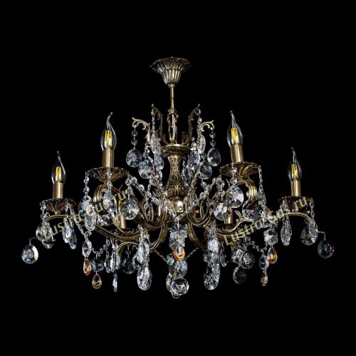 Люстра бронзовая Милана №6 Звездочка в Саратове Гусь Хрустальный