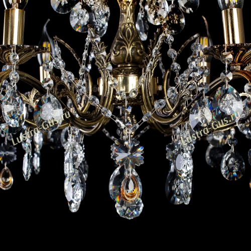 Люстра бронзовая Милана №6 Звездочка в Саратове Гусь Хрустальный